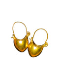 Traditional Newari Classic Makasi Earrings | Gold-Plated Jewellery