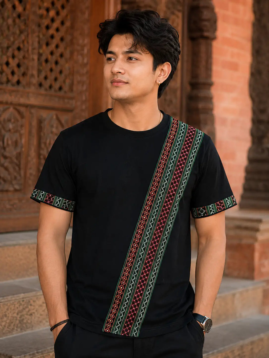 Guthi Collections Newari Heritage T-Shirt | Unisex Cultural Tee