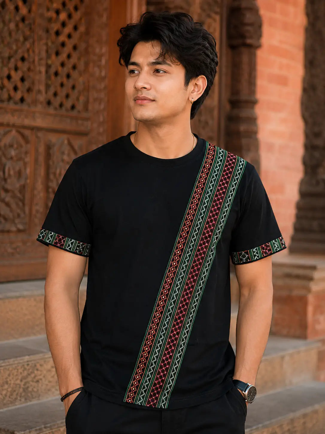 Guthi Collections Newari Heritage T-Shirt | Unisex Cultural Tee