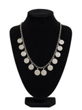 Traditional Newari Coin Mala Necklace | Silver-Plated Jewellery