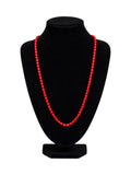 Traditional Newari Bhimpu Mala | Red Beaded Necklace
