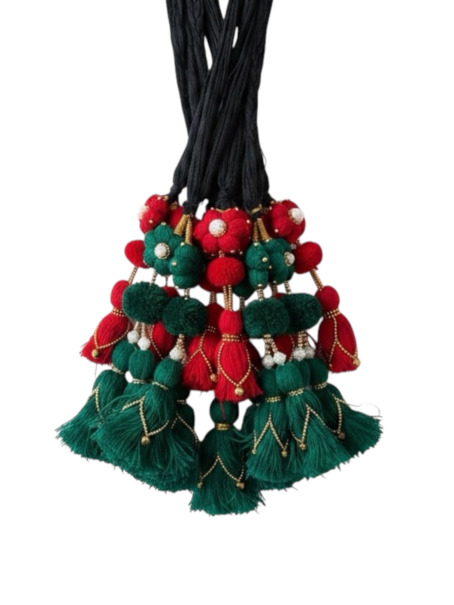Traditional Newari Sachika - Hair Accessory