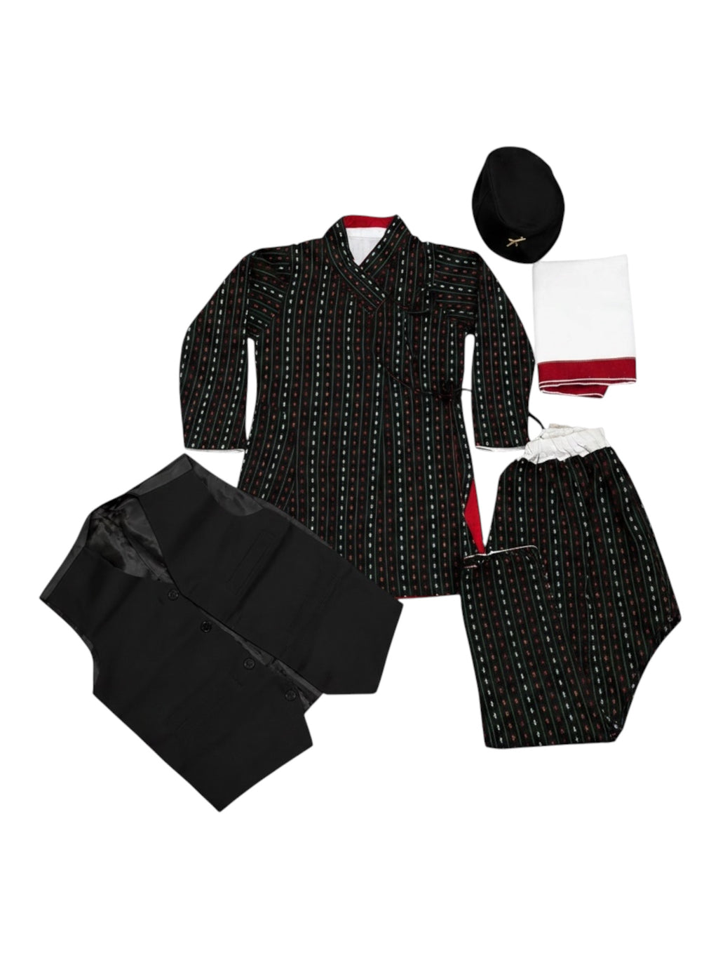 Kids Traditional Newari Daura Suruwal Set | Boys' Cultural Outfit