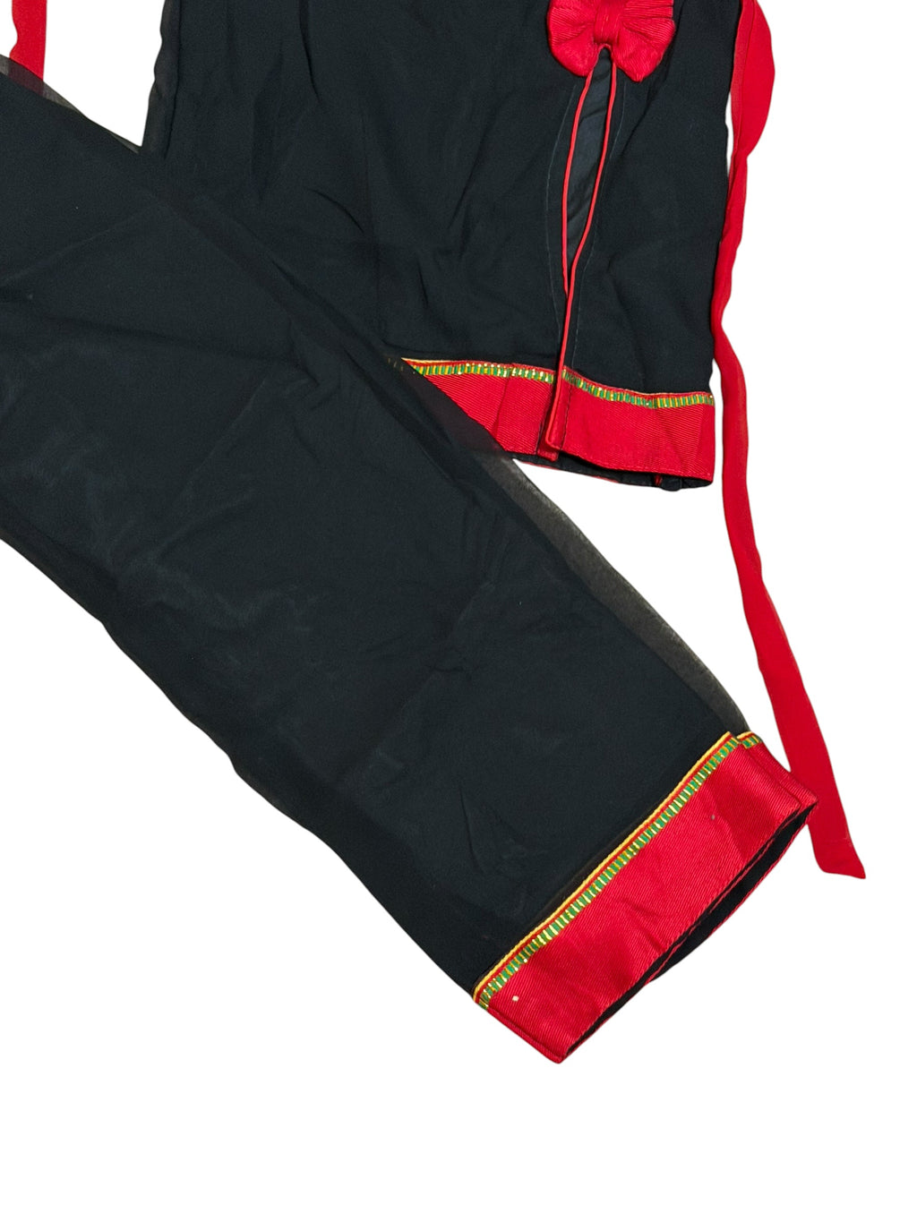 Kids Traditional Newari Bow Kurthi Set | Girls' Cultural Dress