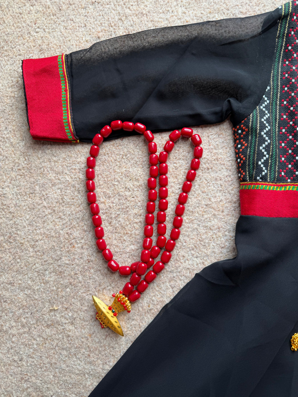 Traditional Newari Baby Gown | Infant Cultural Dress