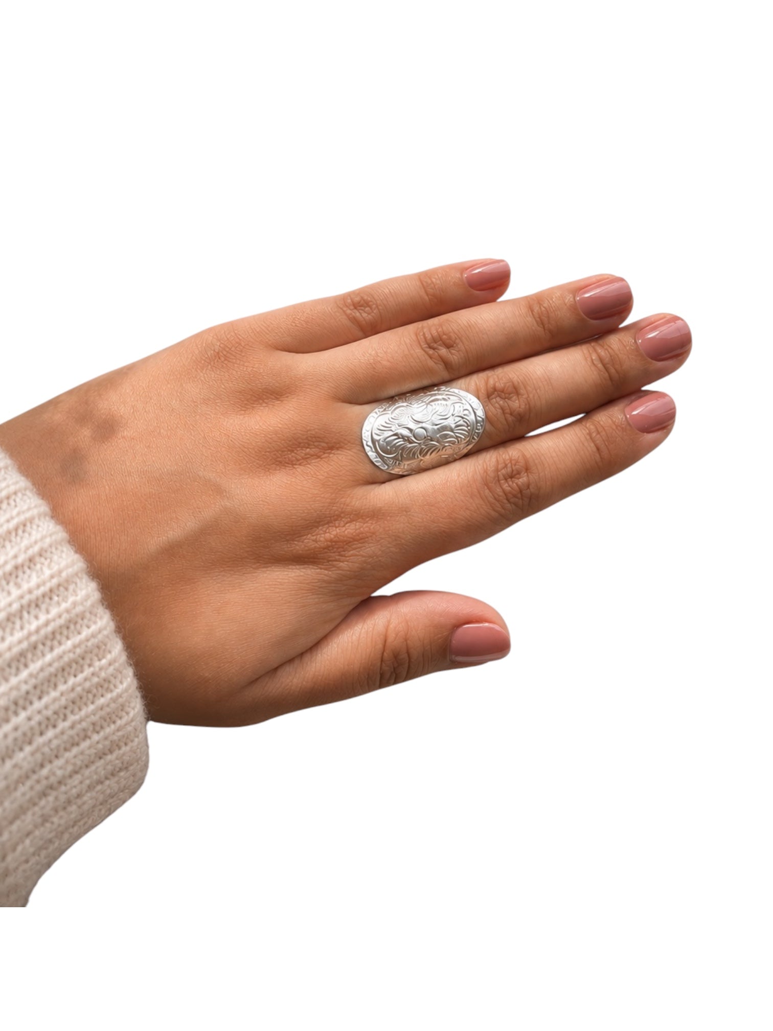 Pyakha Aangu (Butta Ring) | Silver-Plated Alloy
