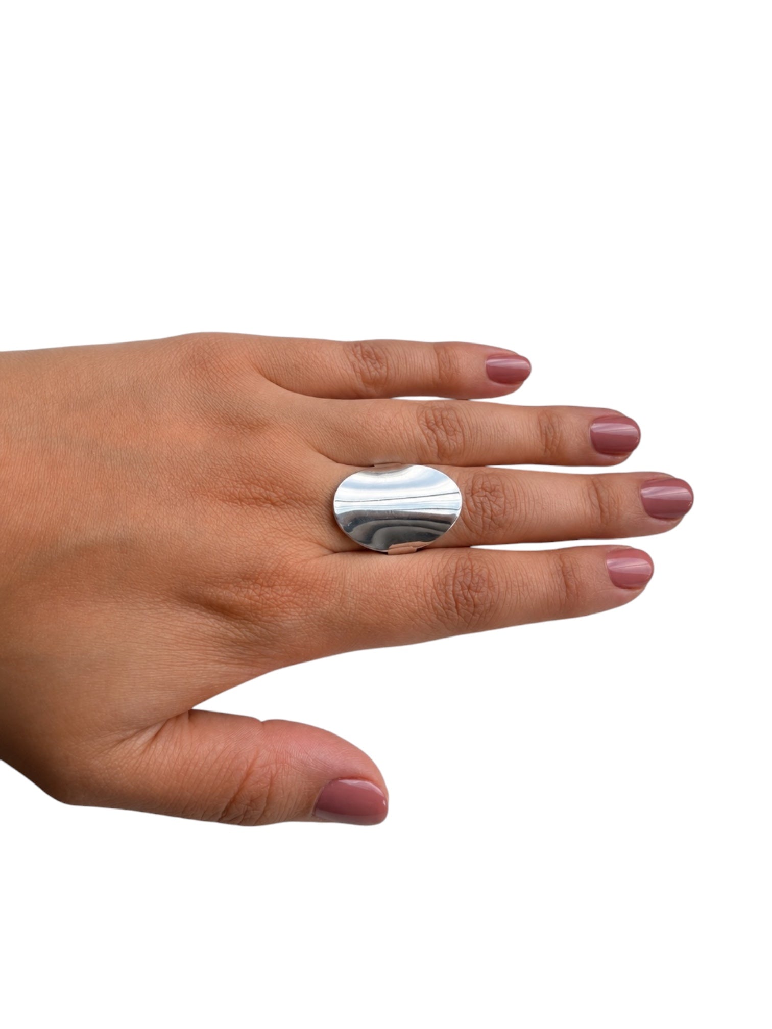 Pyakha Angu (Plain Ring) | Silver-Plated Alloy