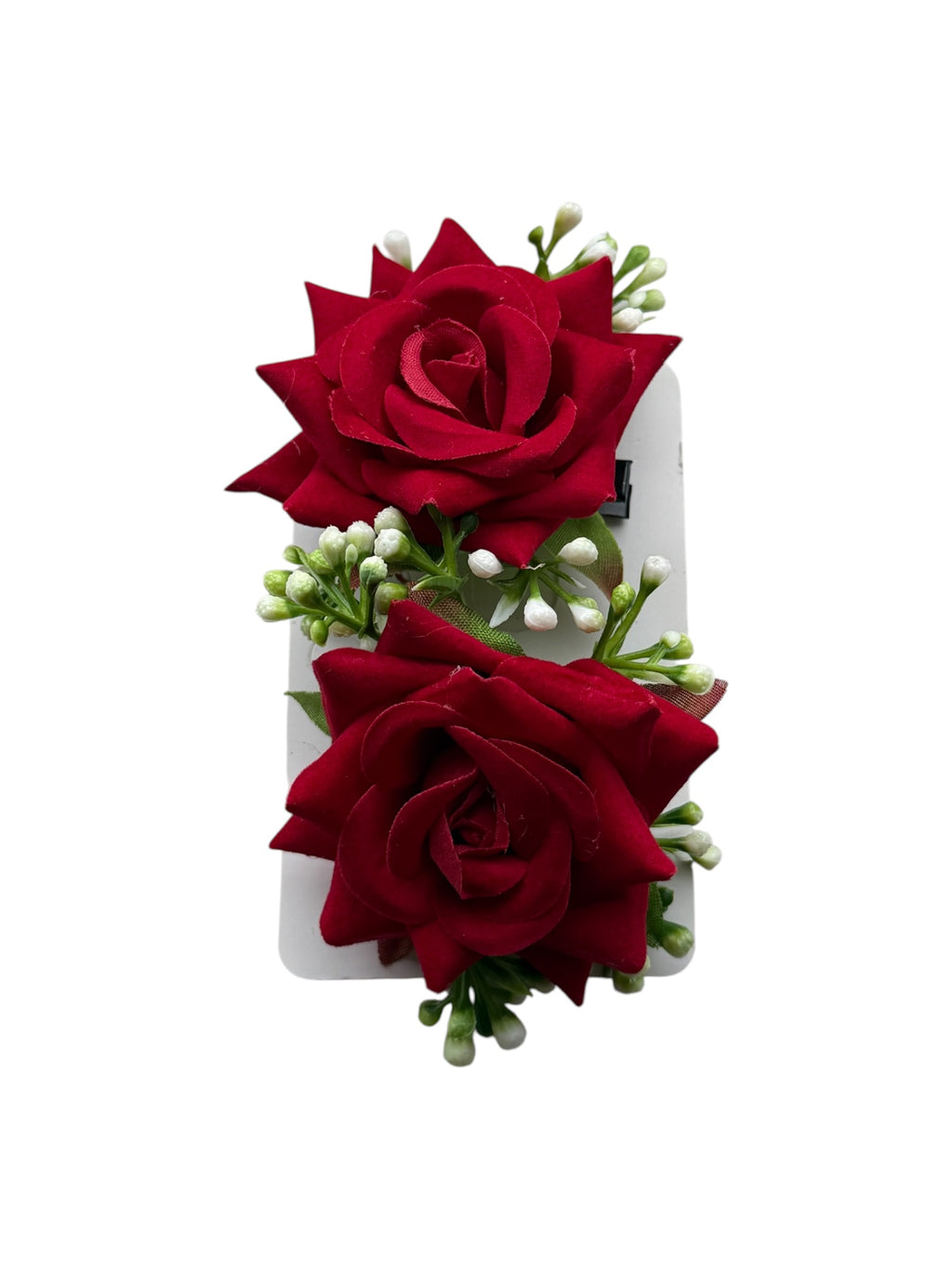 Traditional Rose Hair Ornament for Newari Dress | Gold-Plated Hair Accessory