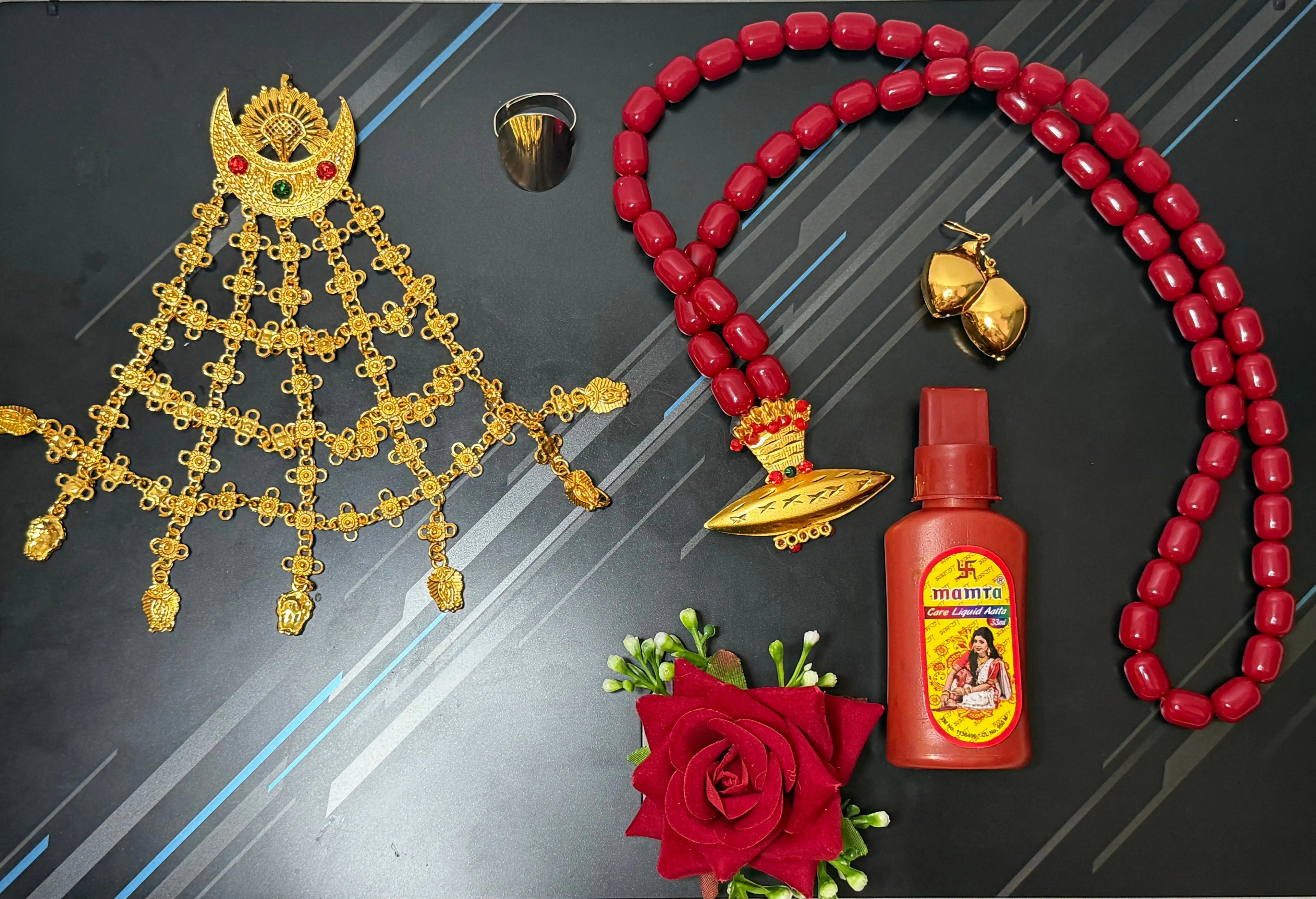 Newari Ornaments Set | Traditional Jewellery & Hair Accessories