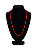 Traditional Newari Bhimpu Mala | Red Beaded Necklace