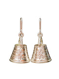 Traditional Newari Kala Makasi Earrings | Silver-Tone Cultural Jewellery
