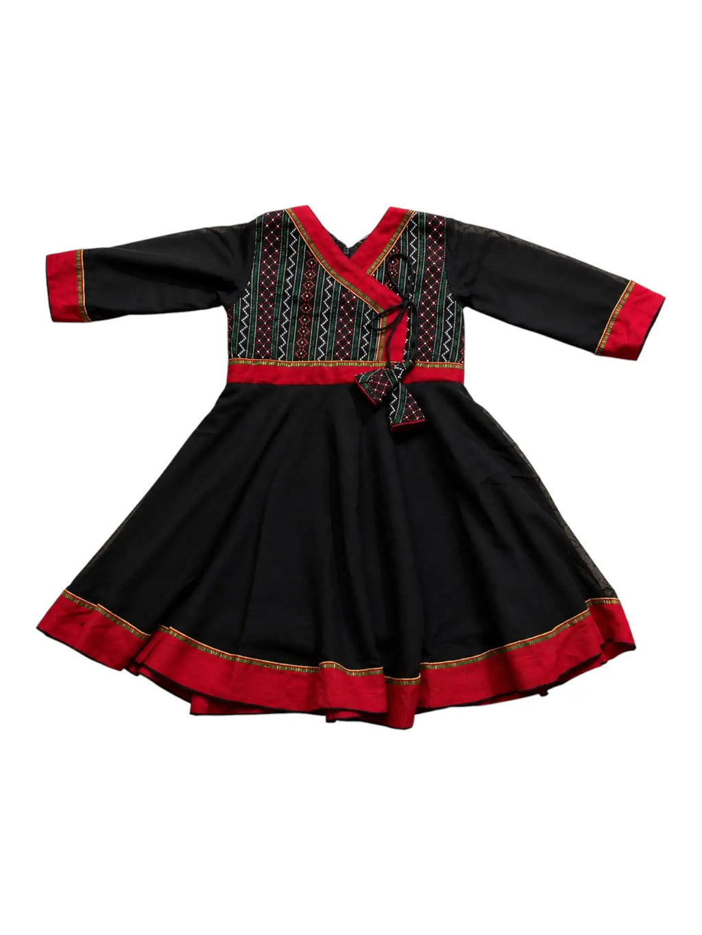 Traditional Newari Kids Gown | Cultural Dress