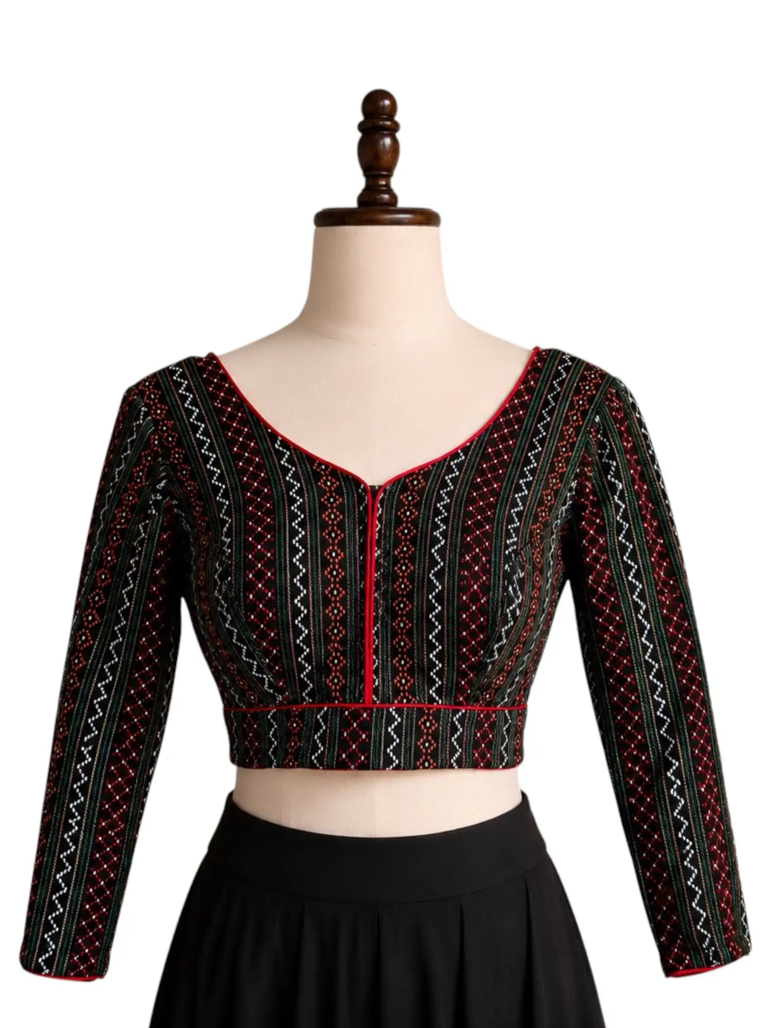 Women’s Traditional Newari Blouse | Black